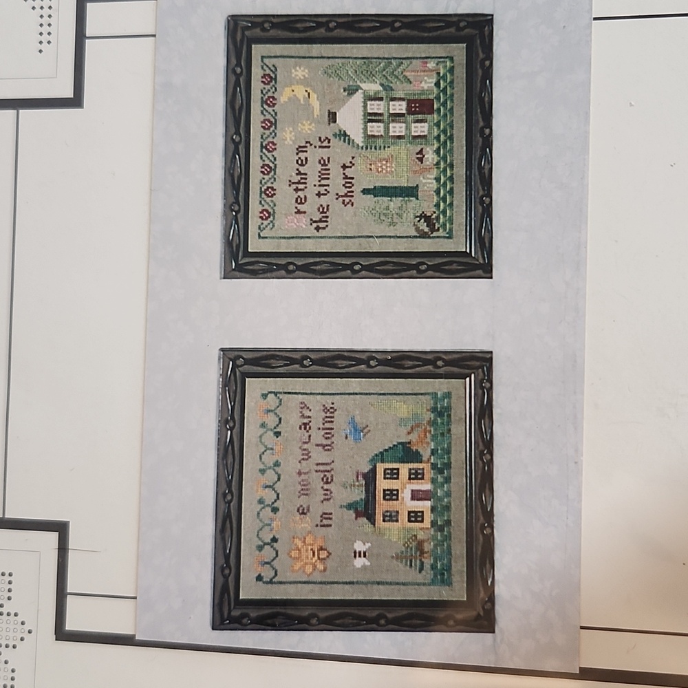 The Woelrkbasket Pithies Crossstich Embroidery Instructions